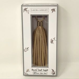 🎁 1 LEFT! Laura Ashley Power Cord Tassel Keychain!